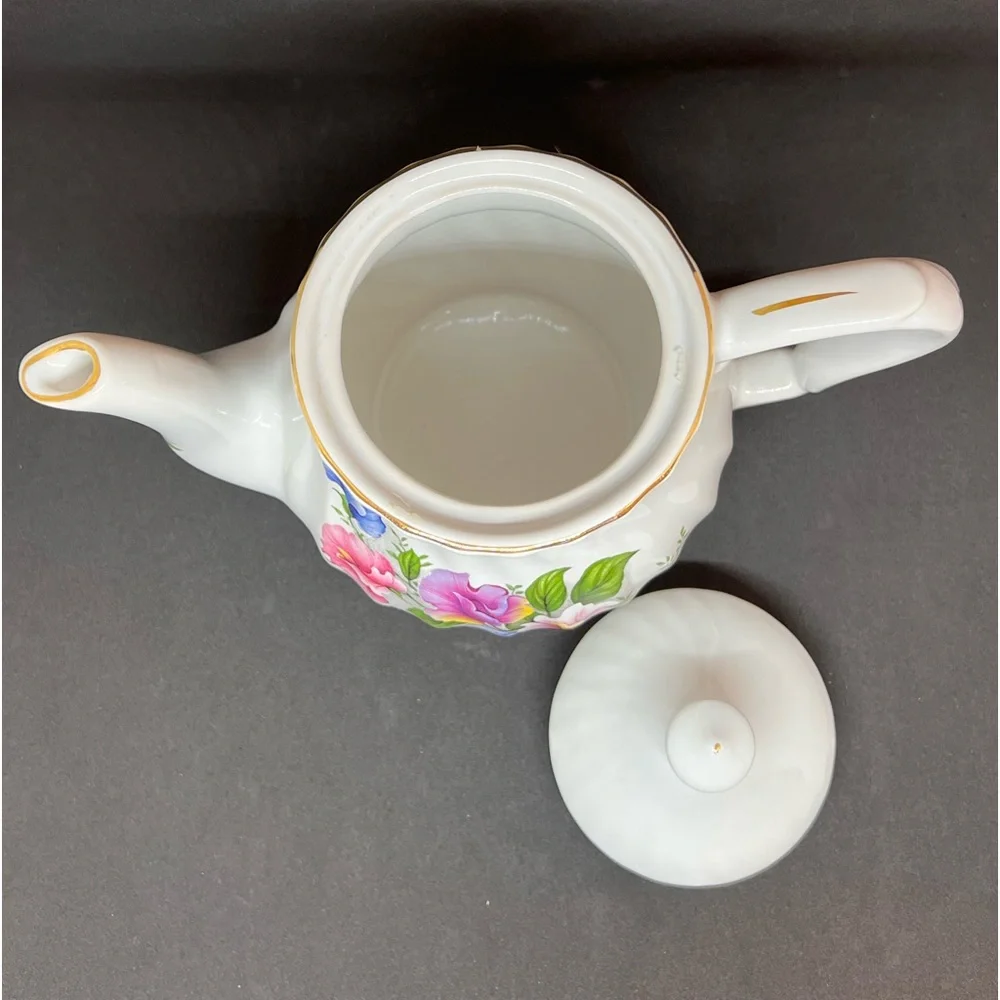 Golden Crown E & R Tea Pot - Picture 7 of 7